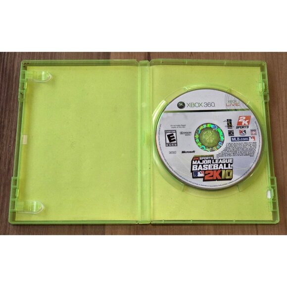 Major League Baseball (MLB) 2K10 2010 (Microsoft Xbox 360, 2010) With Disc &Case - Picture 3 of 4